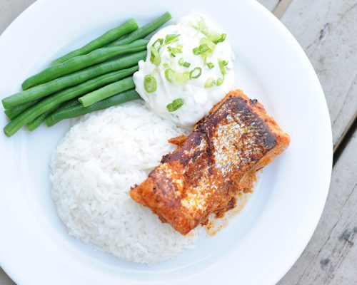 Lauras Favourite Thai Salmon with Coconut Rice